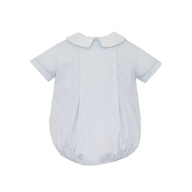 Petit Bebe Blue Stripe Knit Boy Bubble