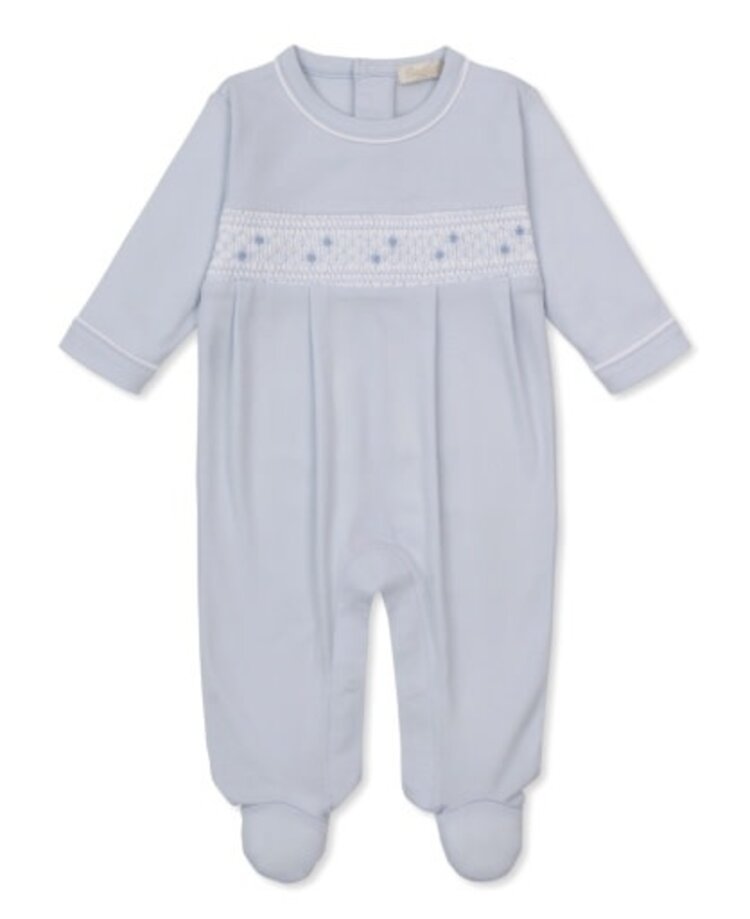 Kissy Kissy CLB F26 Blue Smocked Footie
