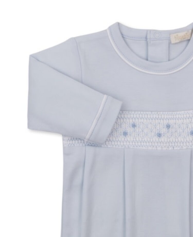 Kissy Kissy CLB F26 Blue Smocked Footie