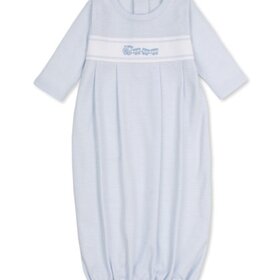 Kissy Kissy Blue Stripe Train Sack