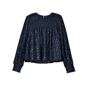 Mayoral Navy with Gold Smocked Top