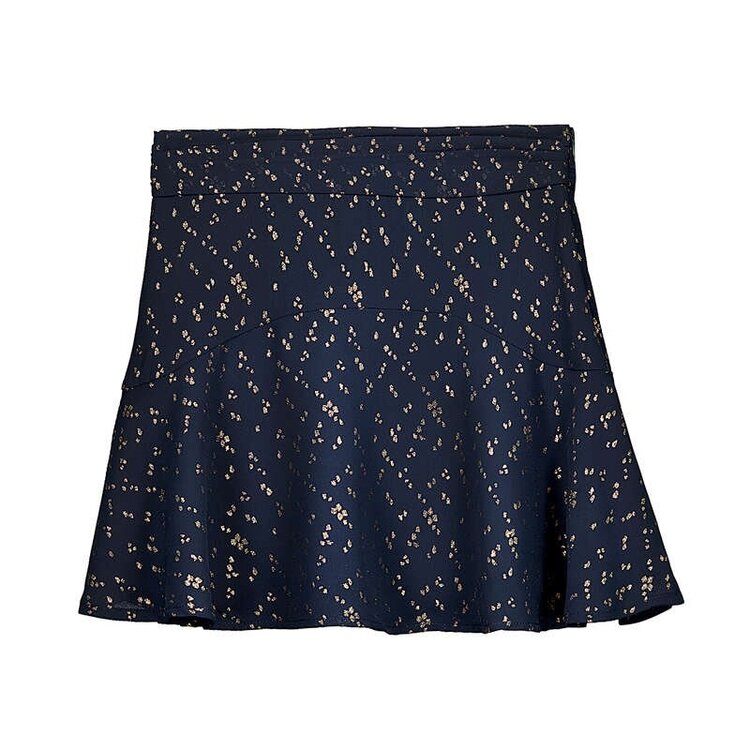 Mayoral Navy With Gold Gauze Skirt