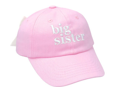 Bits & Bows Big Sister Pink Bow Hat