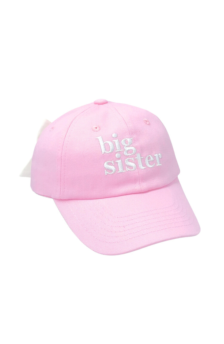 Bits & Bows Big Sister Pink Bow Hat