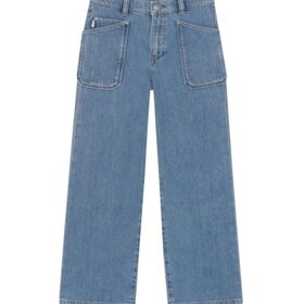 DL1961 / W + W Lily: Skyfade Wide Leg Jean