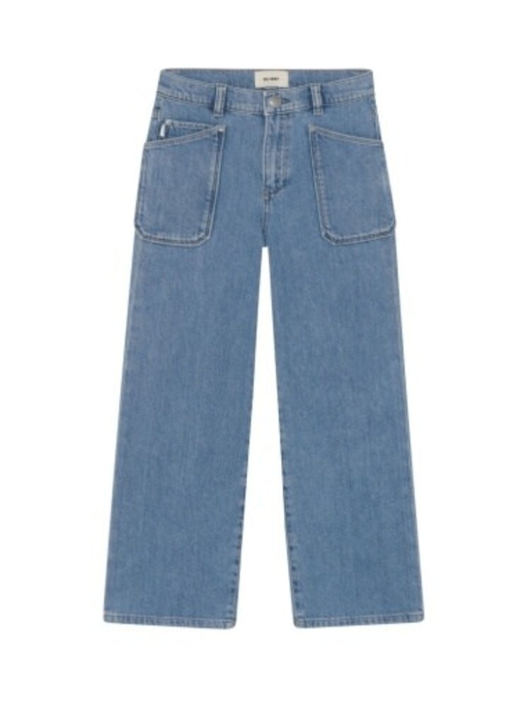 DL1961 / W + W Lily: Skyfade Wide Leg Jean