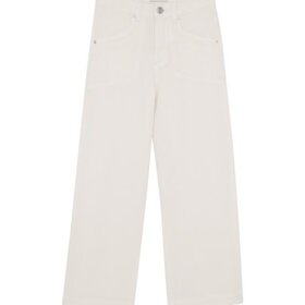 DL1961 / W + W Lily Sugar Cookie: Wide Leg Jean