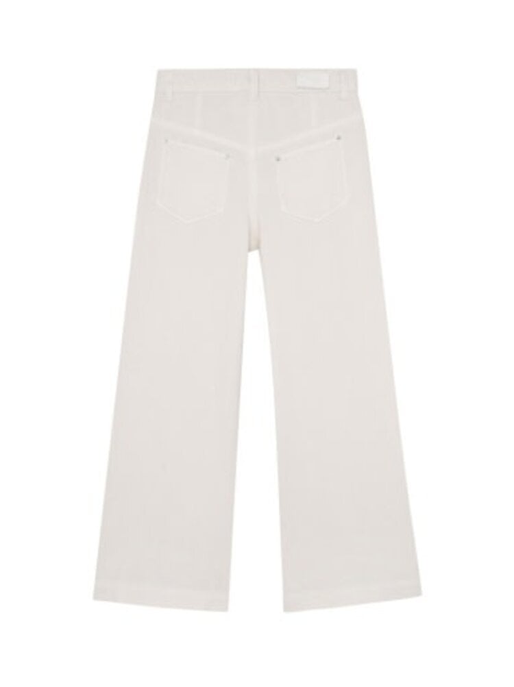 DL1961 / W + W Lily Sugar Cookie: Wide Leg Jean