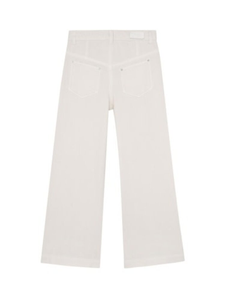 DL1961 / W + W Lily Sugar Cookie: Wide Leg Jean