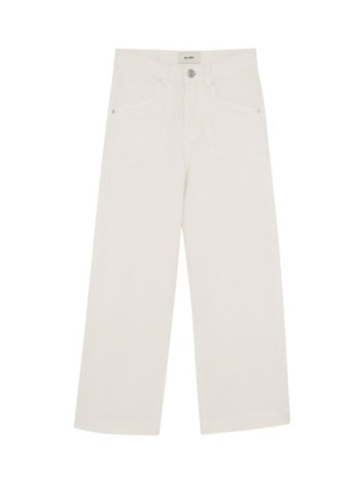 DL1961 / W + W Lily Sugar Cookie: Wide Leg Jean