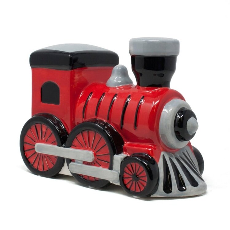 Child to Cherish Red Train Bank