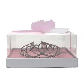 Child to Cherish Taylor's Silver Rhinestone Tiara