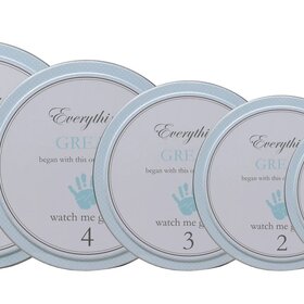 Child to Cherish Tower of Time Hand Print Kit Blue