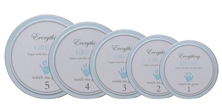 Child to Cherish Tower of Time Hand Print Kit Blue