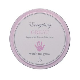 Child to Cherish Tower of Time Hand Print Kit Pink