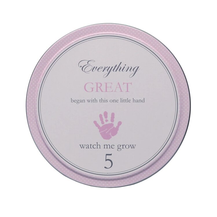 Child to Cherish Tower of Time Hand Print Kit Pink