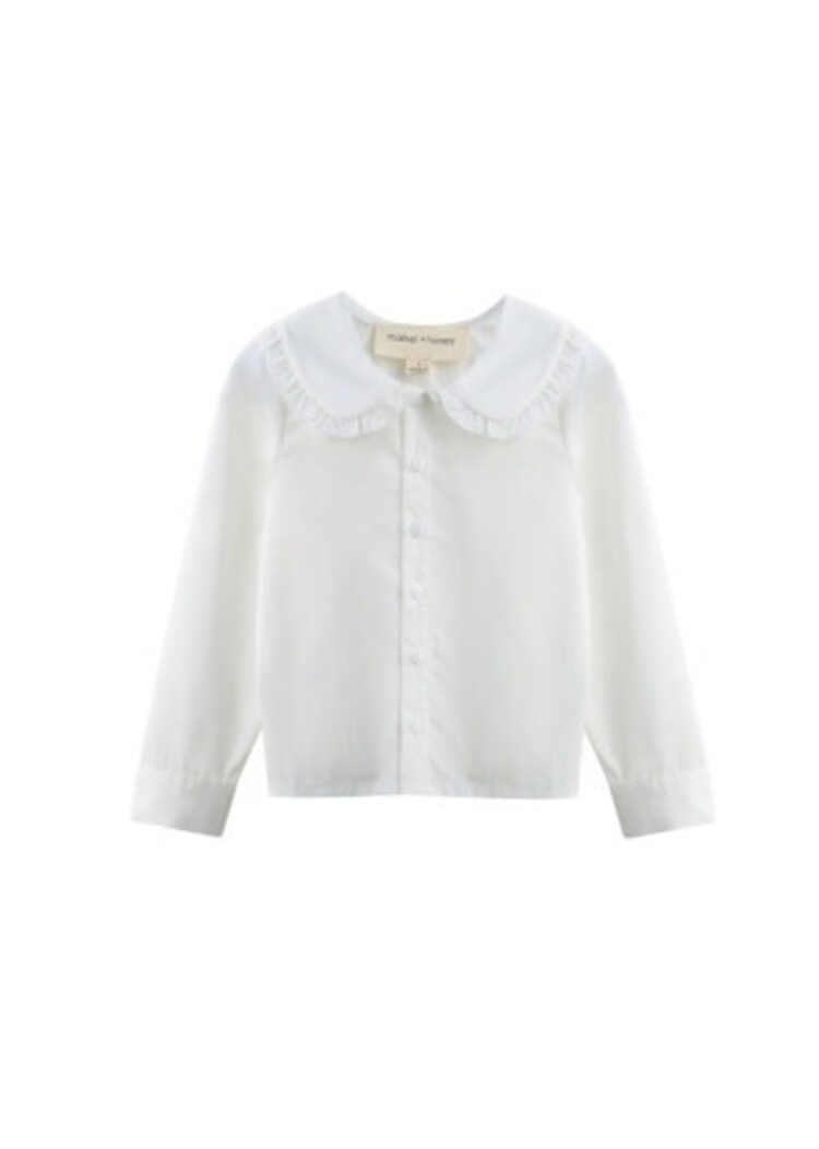 Mabel and Honey White Cloud Dancer Top