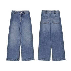 Mayoral Wide Leg Denim Pants