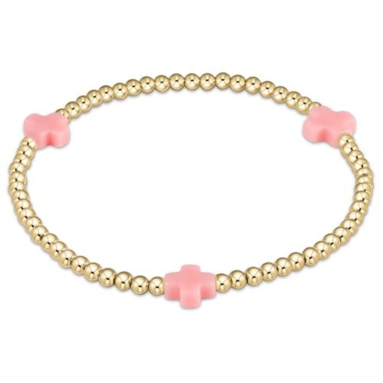 ENewton Signature Cross 3mm Bracelet
