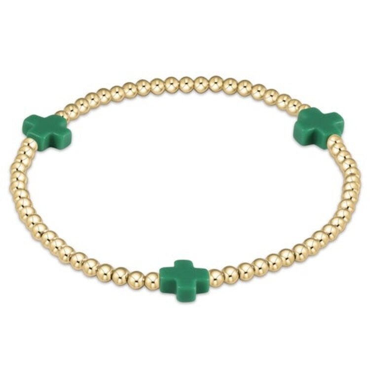 ENewton Signature Cross 3mm Bracelet