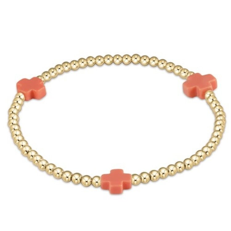 ENewton Signature Cross 3mm Bracelet