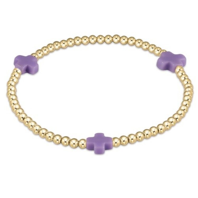 ENewton Signature Cross 3mm Bracelet