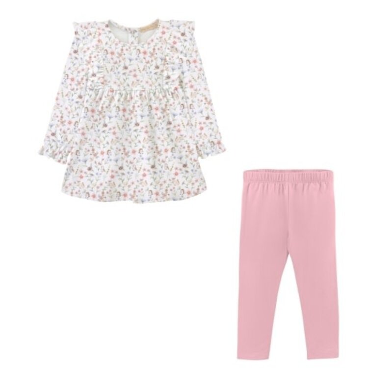Baby Club Chic Bloomie Friends Ruffled Legging Set