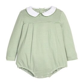 Little English | BISBY Pleated Bubble - Watercress Stripe