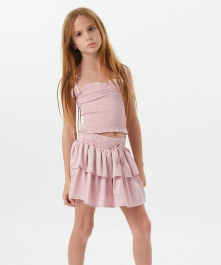 Theme Willow Mauve Satin Skort