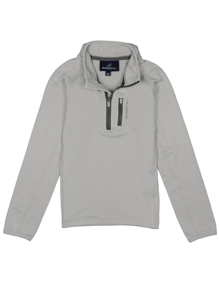 Properly Tied Fairhope Pullover Granite