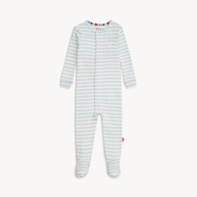 Magnetic  Me BLUE STRIPE ORGANIC COTTON FOOTIE
