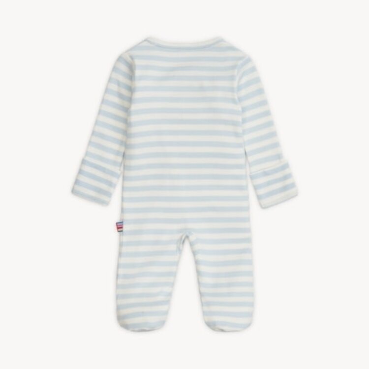 Magnetic  Me BLUE STRIPE ORGANIC COTTON FOOTIE
