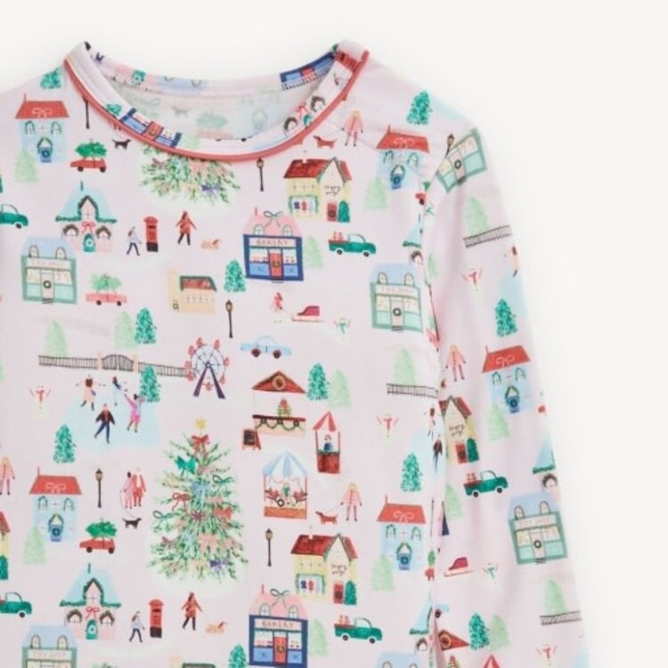 Magnetic  Me WINTER VILLAGE MODAL L/S LNG PANT PJ