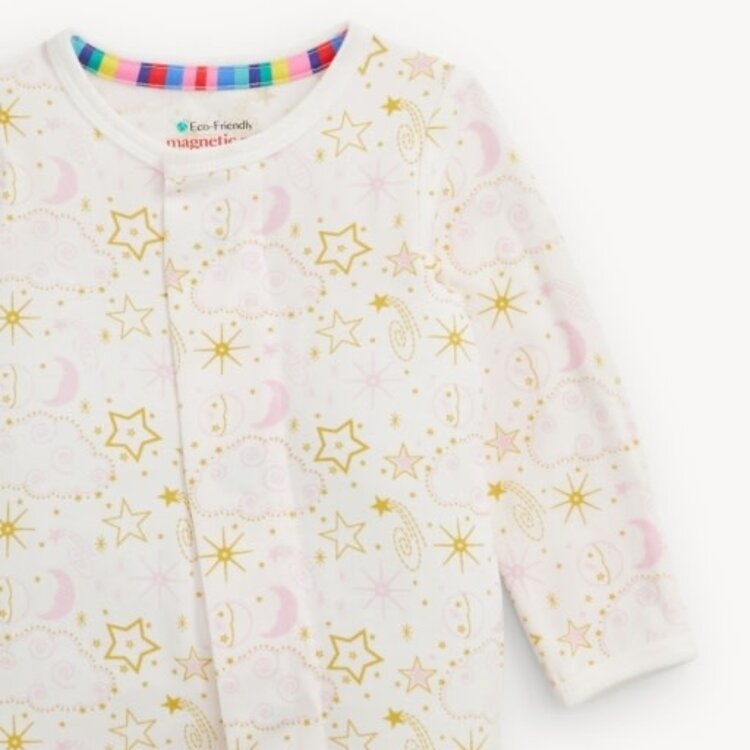 Magnetic  Me STAR SIGNS PINK MODAL FOOTIE