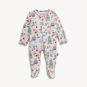 Magnetic  Me WINTER VILLAGE MODAL FOOTIE