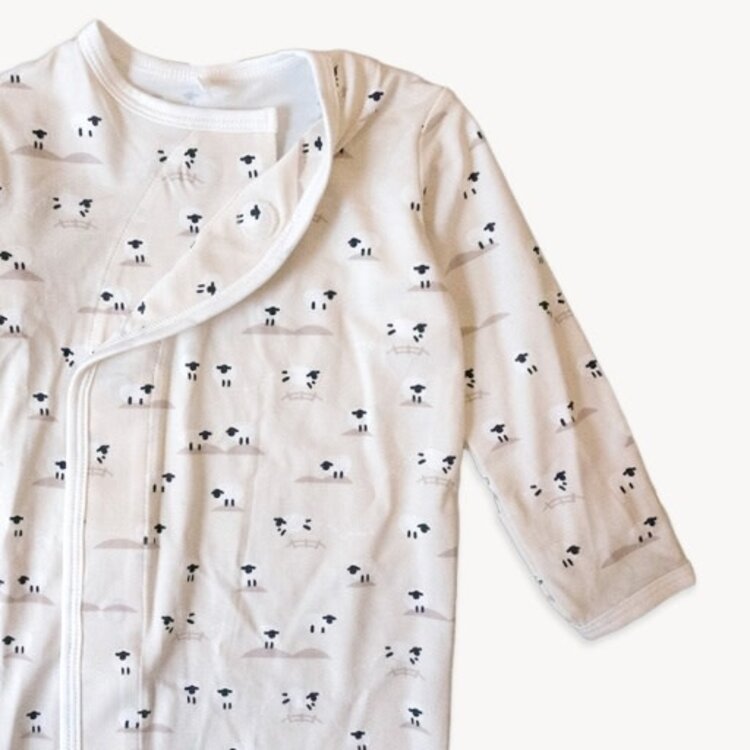 Magnetic  Me BAA BAA BABY CREAM GOWN + HAT SET