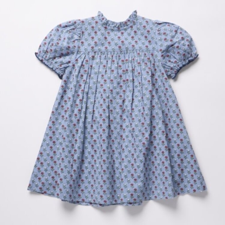 Pink Chicken Blue Carnation Lucia Dress