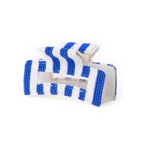 Ink + Alloy Gameday Stripe Beaded Hair Claw
