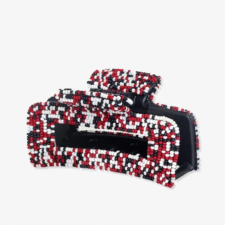 Ink + Alloy Gameday Confetti Beaded Hair Claw
