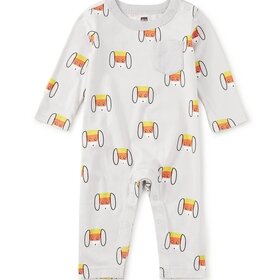 Tea Collection Candy Corn Dog Romper