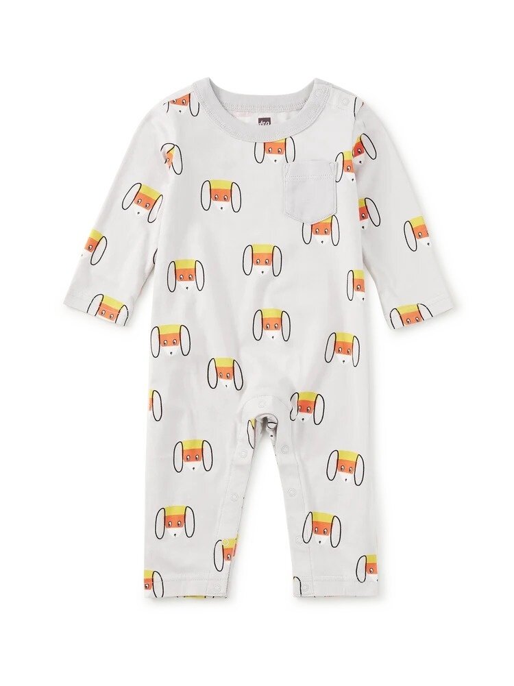 Tea Collection Candy Corn Dog Romper