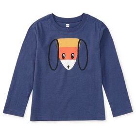 Tea Collection Candy Corn Dog LS Tee
