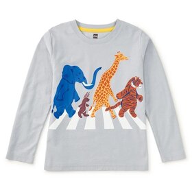 Tea Collection Abbey Road Animals LS Tee