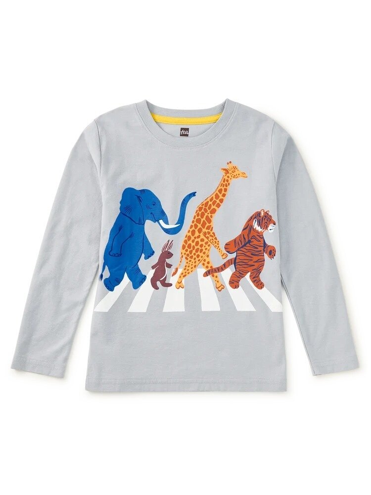 Tea Collection Abbey Road Animals LS Tee