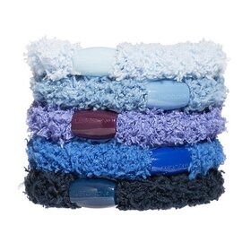 The Finest Accessories Cozy Pony Hair Ties-5 Pack