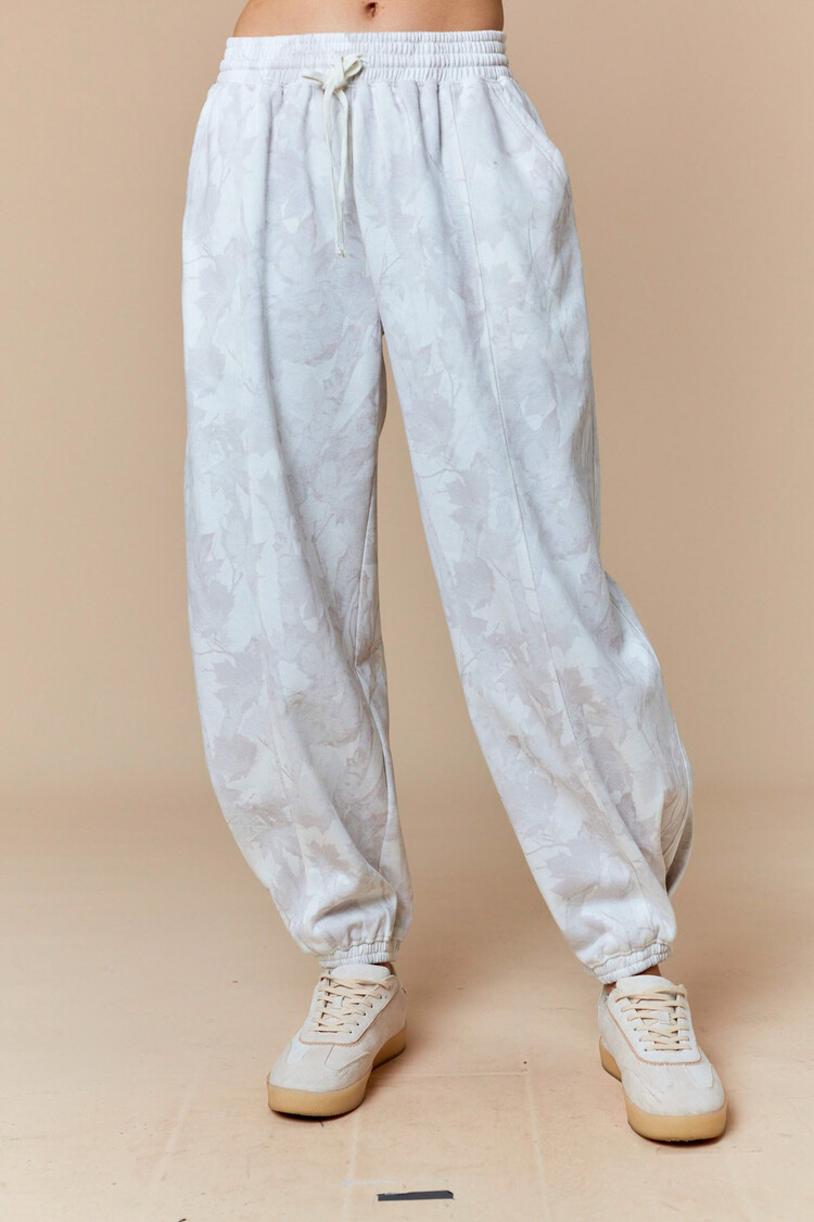 Peach Love Pale Pink Fall Folage Joggers