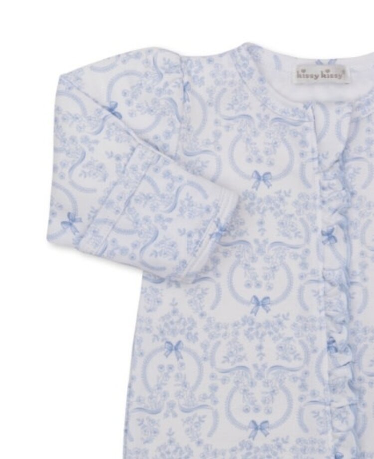 Kissy Kissy footie w/ zip prt