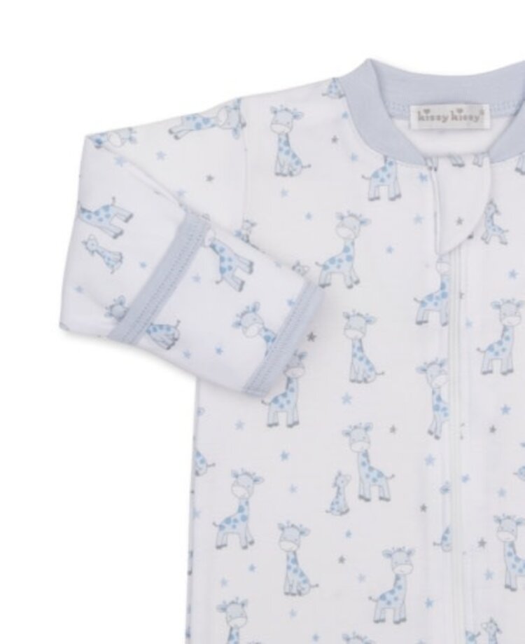 Kissy Kissy footie w/ zip prt