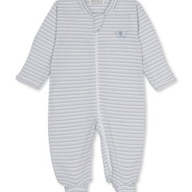Kissy Kissy Jungle Hang Out Striped Zip Footie