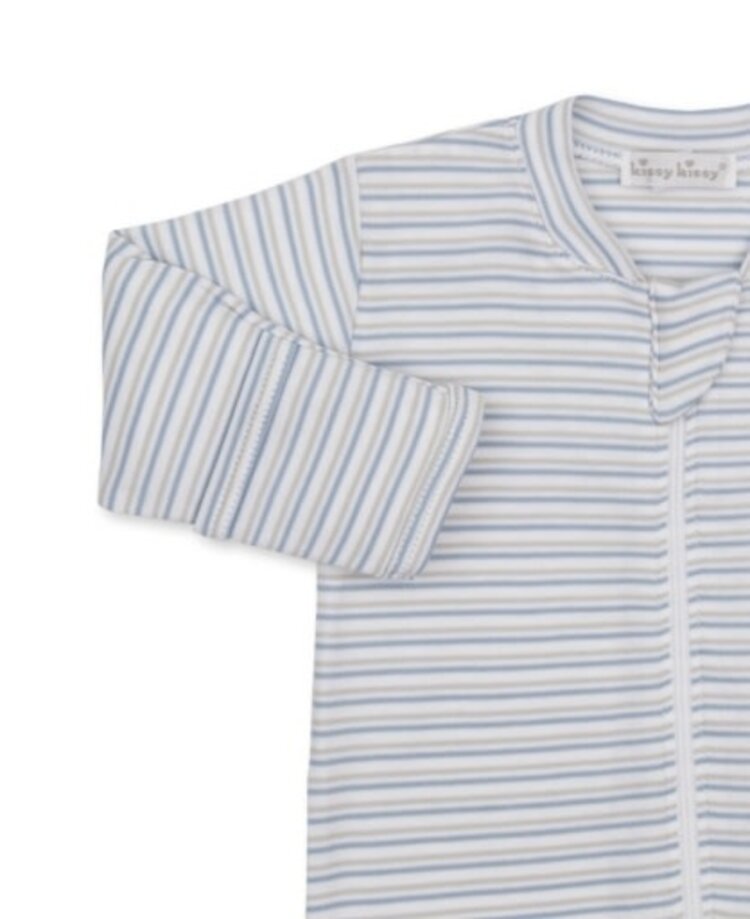 Kissy Kissy footie w/ zip str